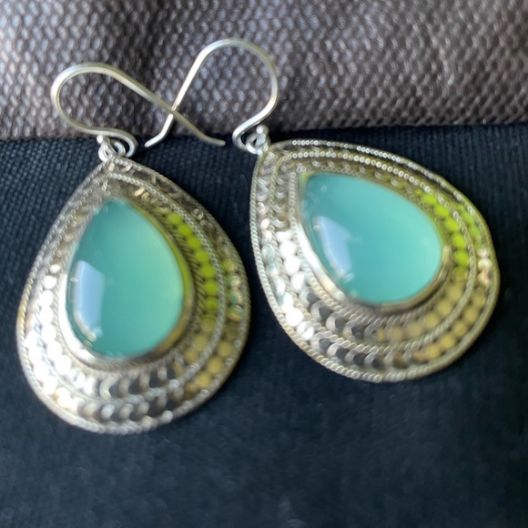 Anna Beck18K YellowGold - Plated Chalcedony Drop Earrings